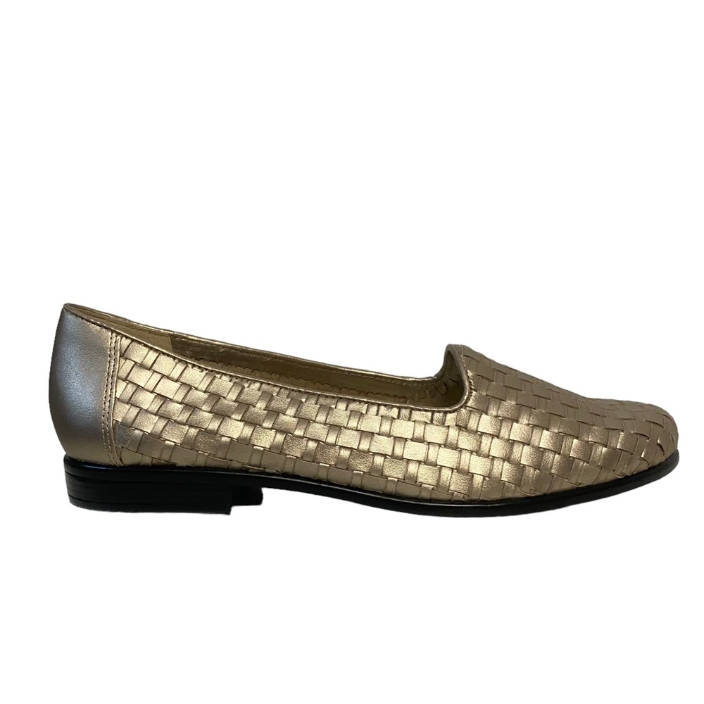 Trotters Metallic Woven Loafers in Gold and Silver Tones - Picture 5 of 11